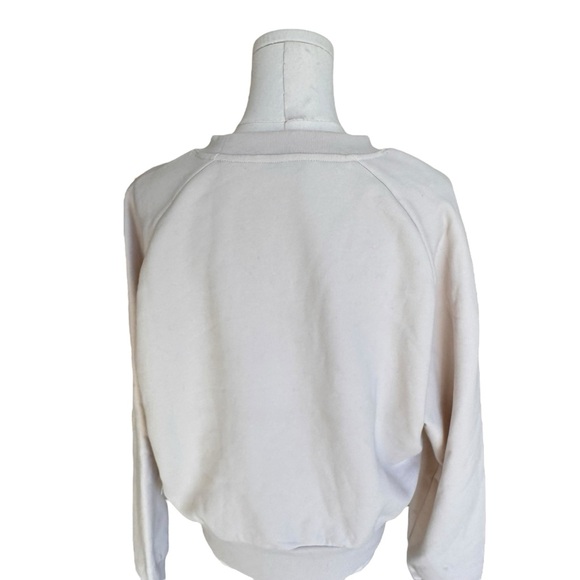 Athleta - NWT Power of She Crew Sweatshirt in Pelican Cream Sz M - Picture 5 of 8